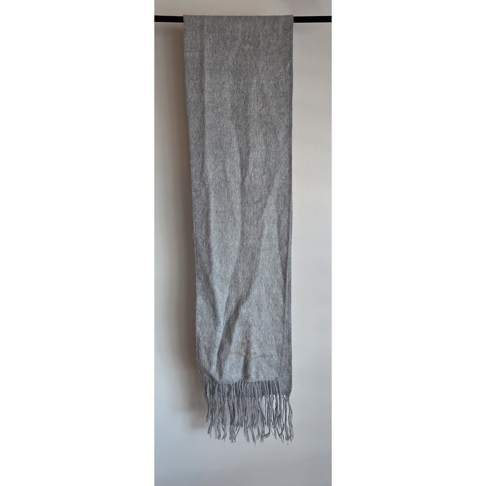 Alpaca Camargo Scarf Grey Unisex Peru Wrap Shawl Stole Neck